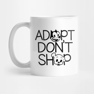 FELIX THE CAT - adopt don't shop Mug